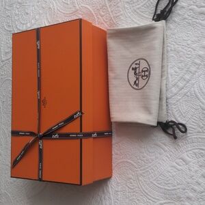 Hermes Authentic Box + Dust Bags + Ribbon